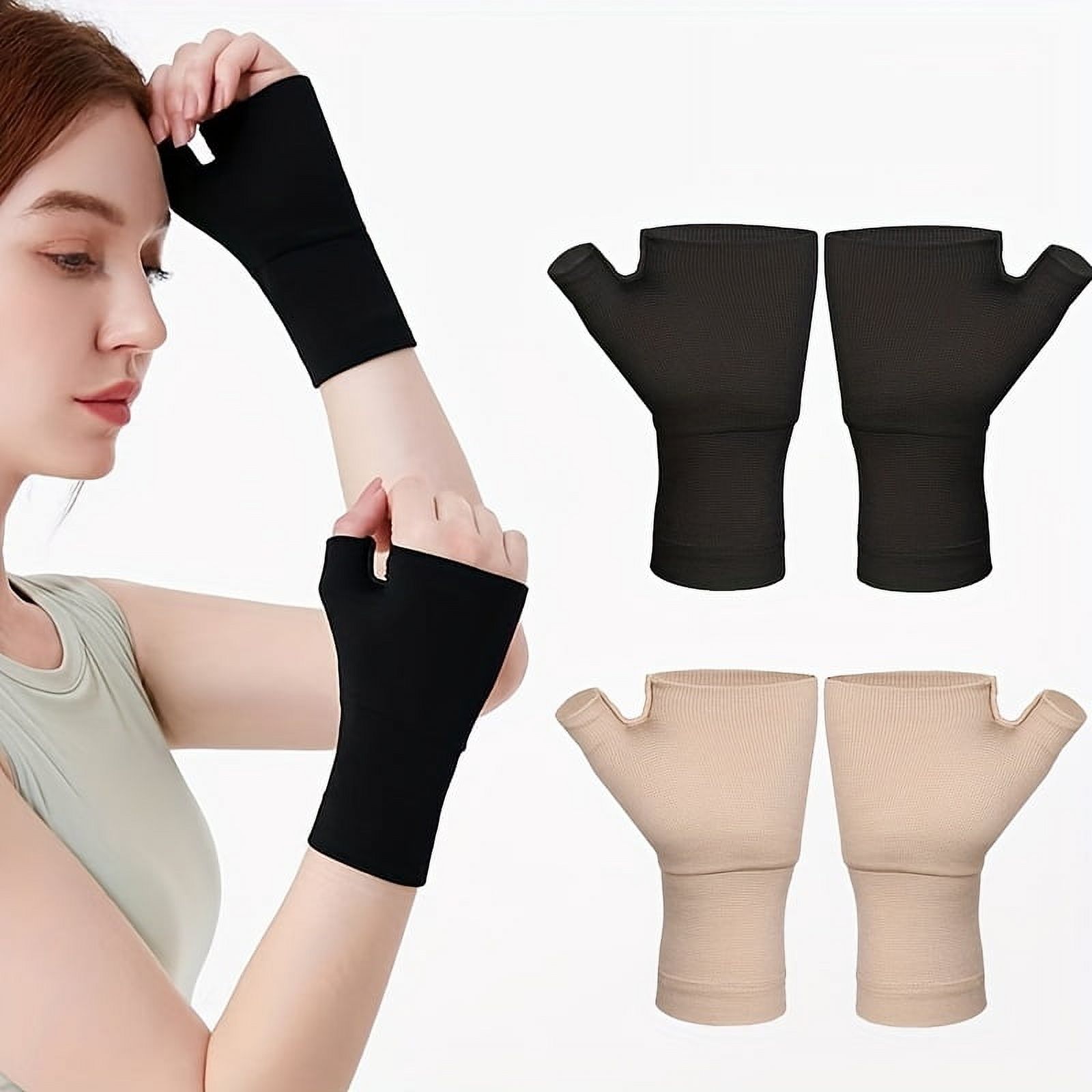 1 Pairs Compression Arthritis Gloves for Carpal Tunnel and Hand Pain Relief for Women Men S/M/L/XL/XXL